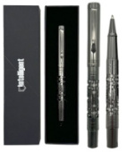 Ручка роллер DH-75 INTELLIGENT синяя 0,7мм темное серебро в футляре 331898/Китай