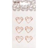 Скрепки 28мм "deVENTE. Gold Rose. Heart" розовое золото 6шт 4135010/Китай Скрепки 28мм "deVENTE. Gold Rose. Heart" розовое золото 6шт 4135010/Китай