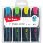 Набор текстовыделителей 4цв Berlingo Textline HL300 1-5мм T3020/Китай Набор текстовыделителей 4цв Berlingo Textline HL300 1-5мм T3020/Китай