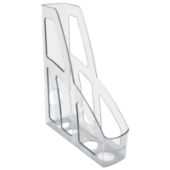 Вертикальный накопитель ЛИДЕР 7,5 см прозрачный ЛТ130/16/Россия