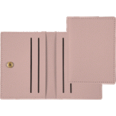 Визитница на кнопке "deVENTE. Casual" 8x11см иск кожа 4отд светло-розовая 1020425/10/Китай