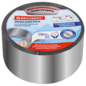 Скотч 48ммх50м металлизир полипропилен BRAUBERG 606768/6/Россия Скотч 48ммх50м металлизир полипропилен BRAUBERG 606768/6/Россия