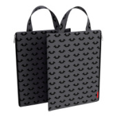 Папка A4 на молнии текстиль вертикальная ErichKrause® с ручкой Bat Cave 52632/4/Россия