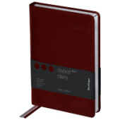 Ежедневник А5 2023г 184л Berlingo Silver Pristine кожзам сер. срез коричневый DD3_82504/20/Китай