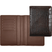 Обложка для паспорта "deVENTE. Belcanto" 10x14см иск кожа 5отд для визиток коричн 1030005/Китай