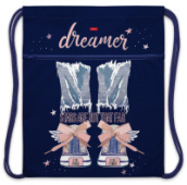 Мешок для обуви Dreamer 34х47см с карманом на молнии 1отд Hatber NMn_23042/12/Россия
