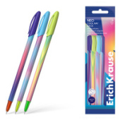Набор ручек шариковых 4шт ErichKrause Neo® Stick Cool Ray 0.7 синие 61013/4/Китай Набор ручек шариковых 4шт ErichKrause Neo® Stick Cool Ray 0.7 синие 61013/4/Китай