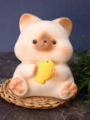 Копилка "Cat with fish" 17см BB2496-2-03/Китай