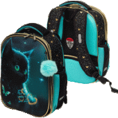 Рюкзак "deVENTE. Choice Lite. Black Cat" жесткий 38x29x17см 17л 880г 2отд 7033420/Китай