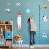 Интерьерная наклейка ростомер "deVENTE. Космонавт" 50x70см ПВХ 8002298/Китай