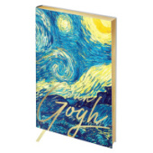 Записная книжка А5 80л. ЛАЙТ,кожзам,Greenwich Line "Vision.Van Gogh.Night",тон.блок,зол.срез 25372 Записная книжка А5 80л. ЛАЙТ,кожзам,Greenwich Line "Vision.Van Gogh.Night",тон.блок,зол.срез 25372