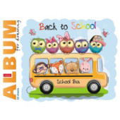 Альбом для рисования А4 24л проклеенный Хатбер Веселый автобус 24А4лВк_19503/5/30/Россия Альбом для рисования А4 24л проклеенный Хатбер Веселый автобус 24А4лВк_19503/5/30/Россия