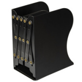 Подставка для книг BRAUBERG раздвижная метал черная 237904/Россия