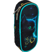 Пенал 1отд "deVENTE. Black Cat" 21x8x5см текстиль 7023443/24/Китай Пенал 1отд "deVENTE. Black Cat" 21x8x5см текстиль 7023443/24/Китай