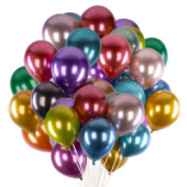 Шары воздушные 30см 50шт "ХРОМ" ассорти BRAUBERG KIDS 591884/10/Китай Шары воздушные 30см 50шт "ХРОМ" ассорти BRAUBERG KIDS 591884/10/Китай