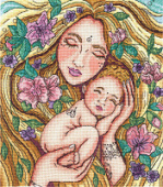 Набор для вышивания "Сделай своими руками" "Мамина любовь" 19.5х22.5 см М-36/Россия