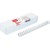 Пружина для переплета пластик 25мм круглая белая 50шт "deVENTE" 4125705/10/Китай Пружина для переплета пластик 25мм круглая белая 50шт "deVENTE" 4125705/10/Китай