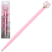 Ручка подарочная FIORENZO Leaves розовый корпус поворотный механизм синяя 232061/Китай