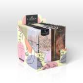 Ручка шар. подарочная LOREX Slim Chic CONTOUR LOVE синий 0,7мм ассорти металл LXOPSC-CL1/Китай