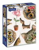 ПАЗЛЫ 1500эл 580х830мм Милые зверушки 1500ПЗ1_23713/Россия