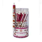 Ручка шариковая  автомат Soft touch Капибара синяя 0.7мм CENTRUM 90817/36/Китай