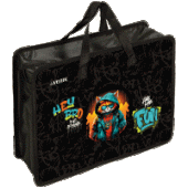 Папка для тетрадей A4 "deVENTE. Hey Bro" с расширением 10см на молнии пластик 400мкм 8054438/Китай