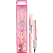 Ручка перьевая "deVENTE. Зайка" перо тонкое F с 2-мя баллончиками 0,8мл синие чернила 5100001/Китай