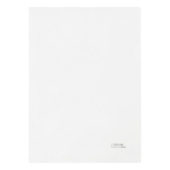 Папка-уголок А4 180мкм пластик прозрачная бесцветная СТАММ ММ-30941/20/Россия