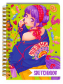 СКЕТЧБУК 64л спираль На стиле MyArt. АНИМЕ 467-0-159-01589-5/10/Россия