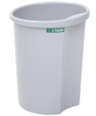 Корзина для бумаг 12л серая КР-12/5/Россия