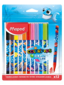 Фломастеры 12цв MAPED COLOR'PEPS OCEAN LIFE 845701/12/Франция