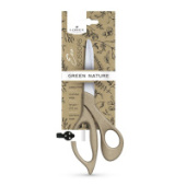 Ножницы 215мм LOREX ECO GREEN NATURE эргоном. ручки из эко-пластика LXSCEC215-GN/12/Китай