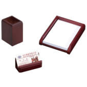 Набор настольный Delucci 3 предмета, красное дерево MBn_03201/Китай