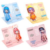 Подставка для книг Кукла металл 190*200 ассорти 4 вида КОКОС 240912/12/Китай