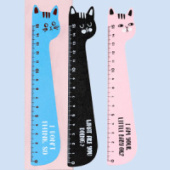 Линейка 15см Котики деревянная 89613/24/Китай Линейка 15см Котики деревянная 89613/24/Китай