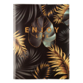 Папка на резинке А4 0,4мм КОКОС Night Tropic голография 213732/12/Китай