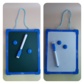 Доска 04467/1520 для рисования маркерная/меловая 15*20 пакет Доска 04467/1520 для рисования маркерная/меловая 15*20 пакет