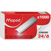 Скобы №24/6 1000шт MAPED 324405, 223136/36/Франция