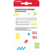 Подушечки клеящие многоразовые "deVENTE" 52шт 35г белые 4163302/24/Китай Подушечки клеящие многоразовые "deVENTE" 52шт 35г белые 4163302/24/Китай