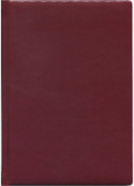 Ежедневник А5 192л полудатир Виладж бордо перепл.кожзам Проф-Пресс 192-0694/14Россия