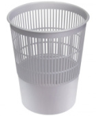 Корзина д/бумаг сетчатая серая -14л КР-52/14/Россия