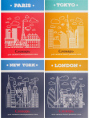 Словарь для записи иностр. слов А6 32л. ДОСТОПРИМЕЧАТЕЛЬНОСТИ СТОЛИЦ 32-0188 Проф-Пресс/16/Россия