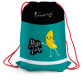 Мешок для обуви Berlingo Run for fun 460*360мм с вентил сеточкой и светоотр. полосой MS1063/Китай