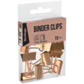 Зажим 19мм Berlingo 10шт цветные розовое золото BC1019h/24/Китай Зажим 19мм Berlingo 10шт цветные розовое золото BC1019h/24/Китай
